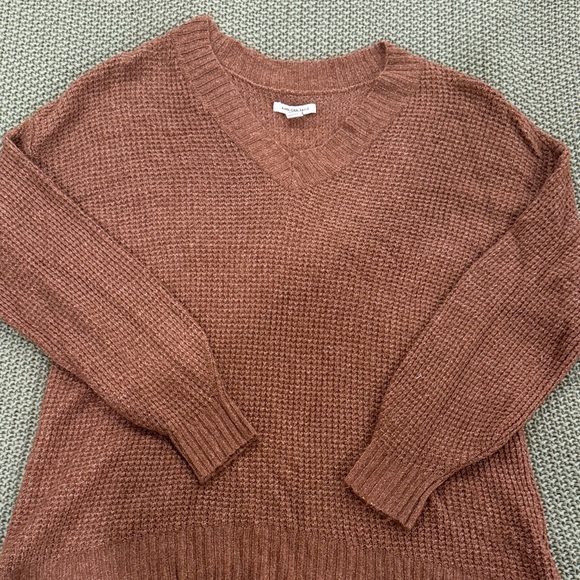 American Eagle Outfitters Sweaters - American Eagle Outfitters V-Neck Sweater - Brown